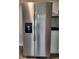 Stainless steel refrigerator with ice and water dispenser at 4001 58Th N St # 26C, St Petersburg, FL 33709
