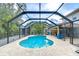 Relaxing kidney-shaped pool with covered patio at 4147 Huntington Ne St, St Petersburg, FL 33703