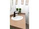 Bathroom with updated vanity and sink at 438 E Martin Luther King Jr Dr, Tarpon Springs, FL 34688