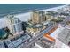 Aerial view of building, beach, and ocean at 470 Mandalay Ave # 305, Clearwater Beach, FL 33767