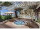 Hot tub with pergola and ocean view at 470 Mandalay Ave # 305, Clearwater Beach, FL 33767