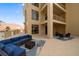 Spacious patio with sectional sofa and outdoor seating at 470 Mandalay Ave # 305, Clearwater Beach, FL 33767