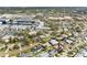 Aerial view of the property and surrounding neighborhood, near a marina at 5166 39Th S St, St Petersburg, FL 33711