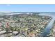 Aerial view showcasing home location near the water at 5166 39Th S St, St Petersburg, FL 33711