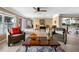 Open living room with a view of the kitchen and comfortable seating at 5166 39Th S St, St Petersburg, FL 33711