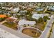 Bird's-eye view of a home and neighborhood at 601 Ambassador Ln, Holmes Beach, FL 34217