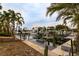 Private boat dock and canal access at 601 Ambassador Ln, Holmes Beach, FL 34217