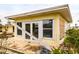 Small exterior shed with damage, needs repairs at 601 Ambassador Ln, Holmes Beach, FL 34217