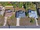 Aerial view of neighborhood showing property location and nearby homes at 6069 Newmark St, Spring Hill, FL 34606