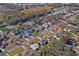 Aerial view showing home's location in a residential neighborhood at 6069 Newmark St, Spring Hill, FL 34606