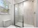 Clean bathroom with tiled shower and single vanity at 7220 Swartburg Rd, North Port, FL 34291