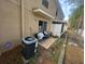 Private patio with seating area and extra space at 8431 Edgewater Place Blvd, Tampa, FL 33615
