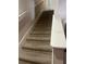Carpeted staircase leading to the upper level at 8431 Edgewater Place Blvd, Tampa, FL 33615