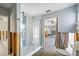 Bathroom with walk-in shower at 105 3Rd St, Belleair Beach, FL 33786