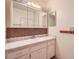 Bathroom with vanity, sink, and a mirrored medicine cabinet at 1207 Eastloch Ct, Sun City Center, FL 33573