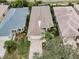 Aerial view of house and surrounding neighborhood, showcasing the property's location at 1531 Riverdale Dr, Oldsmar, FL 34677