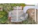 Aerial view showing house and driveway at 1612 Fox Run Dr, Tarpon Springs, FL 34689