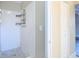 Clean bathroom with shower and tiled floor at 1612 Fox Run Dr, Tarpon Springs, FL 34689