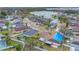 House and neighborhood view from above at 1706 Kirtley Dr, Brandon, FL 33511