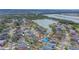 Aerial view showing home's location in a residential area at 1706 Kirtley Dr, Brandon, FL 33511