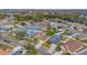 Aerial view of the house and neighborhood at 1706 Kirtley Dr, Brandon, FL 33511