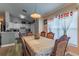 Dining room with table and kitchen view at 1706 Kirtley Dr, Brandon, FL 33511