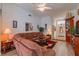 Living room with sectional sofa and entryway view at 1706 Kirtley Dr, Brandon, FL 33511