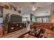 Living room with sectional sofa and wood floors at 1706 Kirtley Dr, Brandon, FL 33511