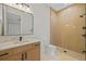 Clean bathroom with a large vanity and walk-in shower at 2549 Martha Ln, Land O Lakes, FL 34639