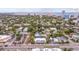 Wide aerial view showcasing the property's location within the neighborhood and surrounding cityscape at 310 8Th N Ave, St Petersburg, FL 33701