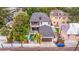 Aerial view showing home's location, highlighting its proximity to other houses and the street at 310 8Th N Ave, St Petersburg, FL 33701