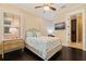 Charming bedroom with a comfortable bed and ensuite bathroom access at 310 8Th N Ave, St Petersburg, FL 33701