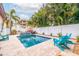 Inviting heated pool and spa with plenty of lounge space at 310 8Th N Ave, St Petersburg, FL 33701