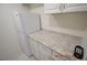 White kitchen cabinets and granite countertops at 36750 Us Highway 19 N # 23120, Palm Harbor, FL 34684