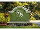 Entrance to the community spa, with a beautiful sign at 36750 Us Highway 19 N # 23120, Palm Harbor, FL 34684