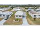 Aerial view of a mobile home community, showcasing the property's location and neighborhood at 36905 Beth Ave, Zephyrhills, FL 33542