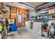 Laundry room with washer, dryer, and storage at 36905 Beth Ave, Zephyrhills, FL 33542