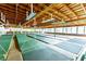 Well-lit indoor shuffleboard courts at 36905 Beth Ave, Zephyrhills, FL 33542