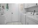 Convenient laundry room with washer and dryer included at 419 Wayfarer Ct, Tarpon Springs, FL 34689