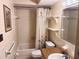 Full bathroom with shower/tub combo and vanity at 4352 Tahitian Gardens Cir # E, Holiday, FL 34691