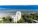 Waterfront condo building with lush landscaping at 5020 Bayshore Blvd # 403, Tampa, FL 33611
