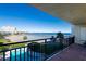 Balcony with stunning water and city views at 5020 Bayshore Blvd # 403, Tampa, FL 33611