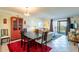 Condo dining area with a table and chairs near living room at 5020 Bayshore Blvd # 403, Tampa, FL 33611