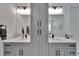 Elegant bathroom with double vanity and ample storage at 705 Pinckney Dr, Apollo Beach, FL 33572