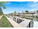 Private dock with access to the waterway at 705 Pinckney Dr, Apollo Beach, FL 33572