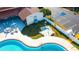 Relaxing pool area with spa and patio seating at 7050 El Matador St, Zephyrhills, FL 33541