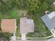 Aerial view showing house and surrounding properties at 8130 Merrimac Dr, Port Richey, FL 34668