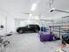 Large garage with room for car and extra storage at 8459 Harvey Walden Dr, Plant City, FL 33565