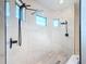 Large walk-in shower with double shower heads at 8459 Harvey Walden Dr, Plant City, FL 33565