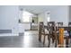 Kitchen with white cabinets and stainless steel appliances at 9825 Lakeside Ln, Port Richey, FL 34668